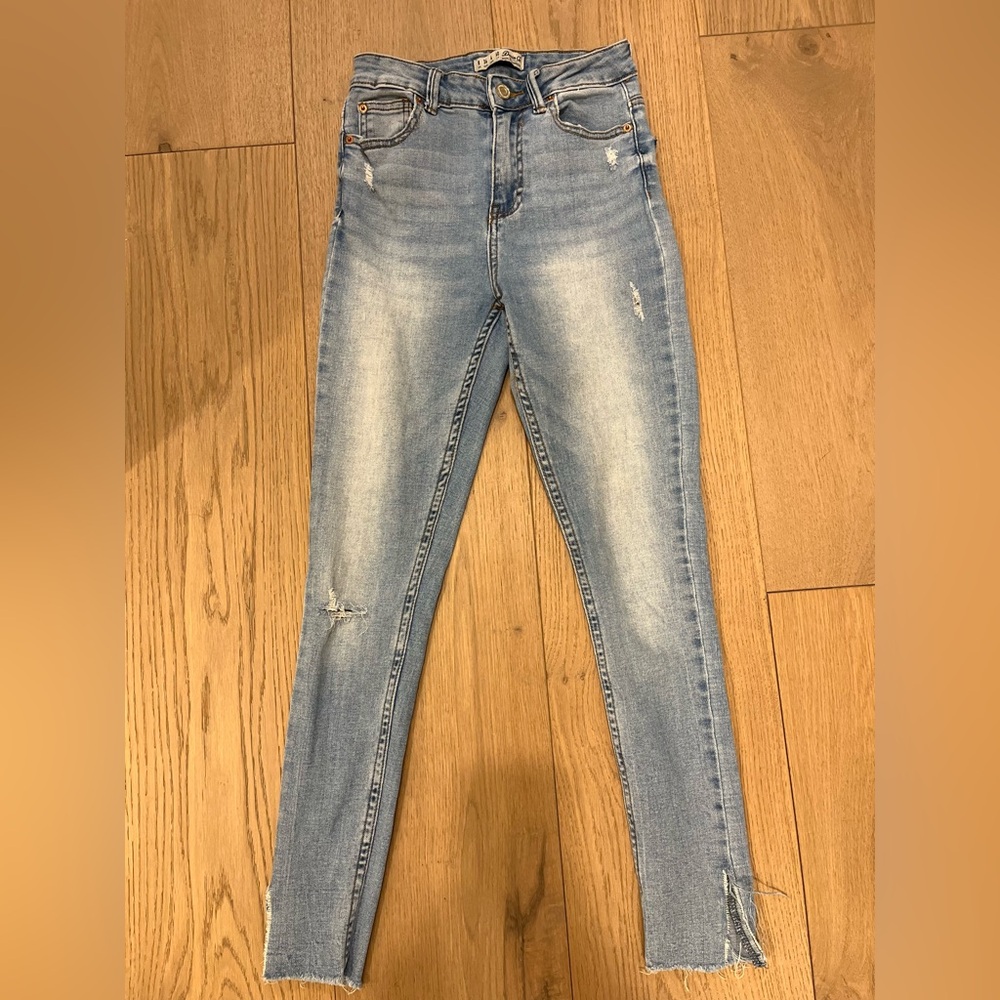 Denim&Co Light Blue Skinny Jeans